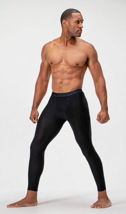 2 or 3 Pack Men'S Compression Pants Athletic Leggings with Pocket/Non-Pocket